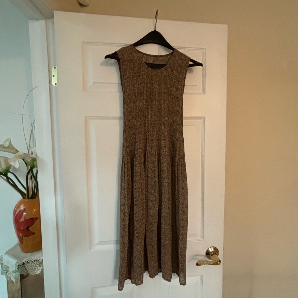 Japanese brand pleated floral dress